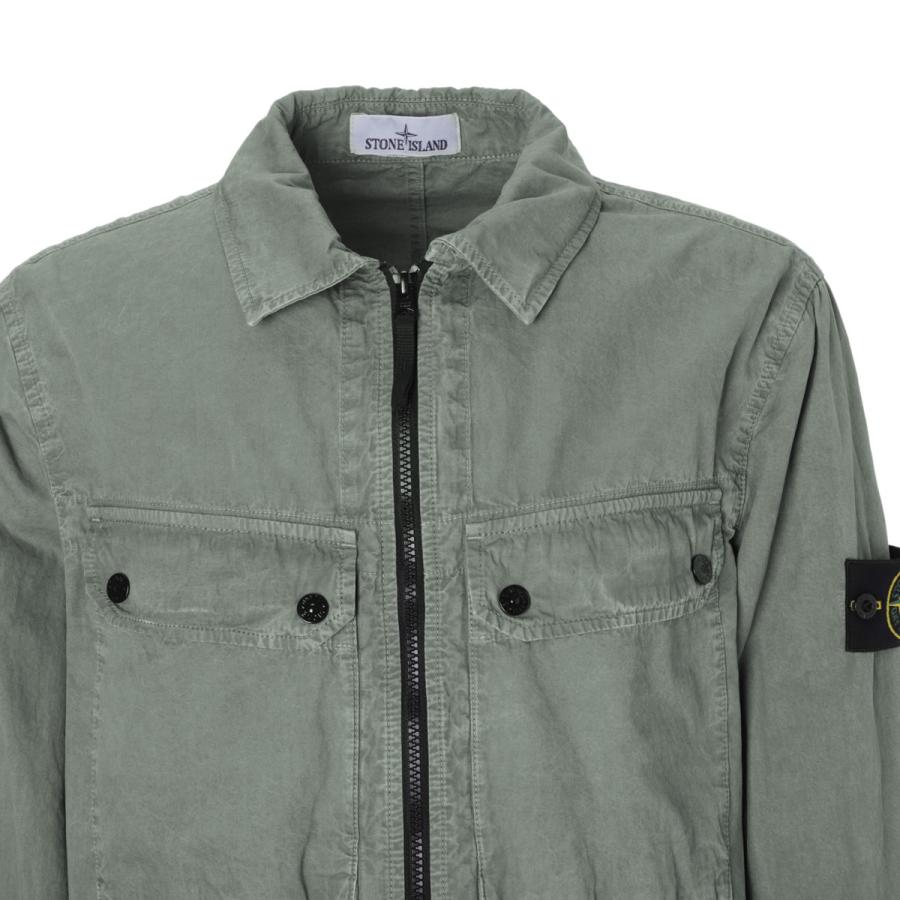 STONE ISLAND（ストーン アイランド） ジップアップ ブルゾン 102WN グリーン メンズ 7915102wn-v0155 ...