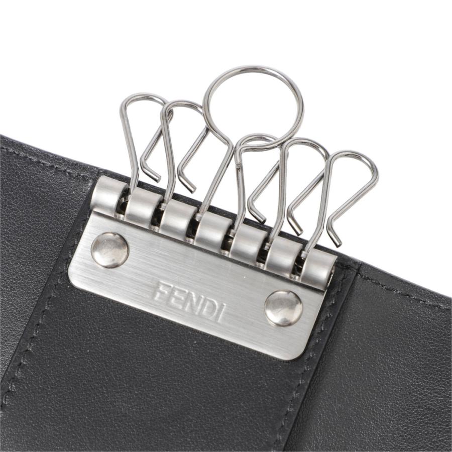 FENDI（フェンディ） キーケース ブラック メンズ 7ap011-ala8-f1z35