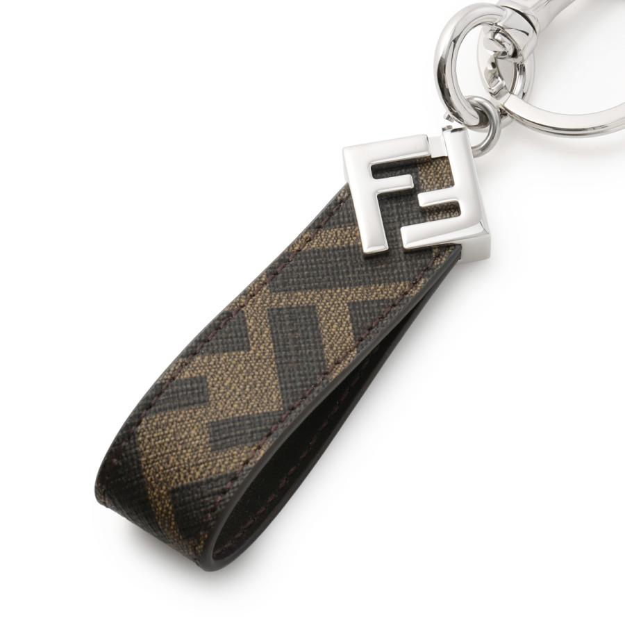 FENDI フェンディ スクエアFF キーホルダー キーリング FENDI（フェンディ） キーリング FF SQUARED KEY RING FFスクエア