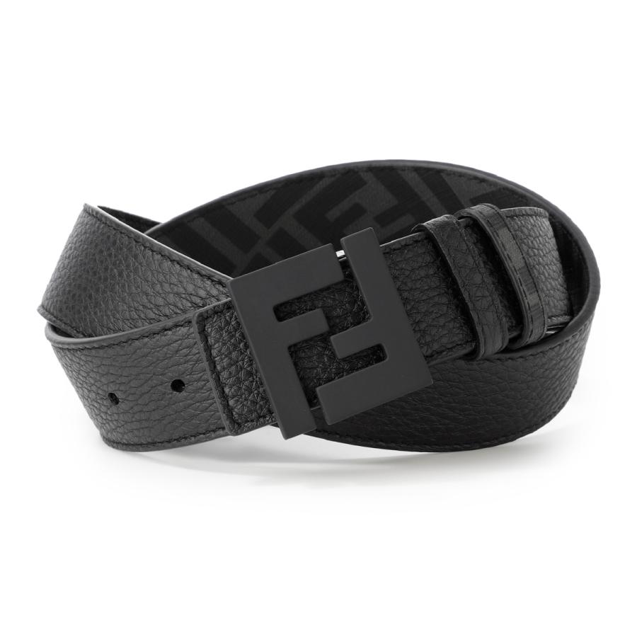 FENDI（フェンディ） リバーシブルベルト ブラック メンズ 7c0432-ah8y