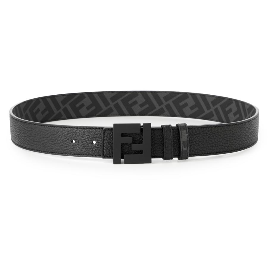 FENDI（フェンディ） リバーシブルベルト ブラック メンズ 7c0432-ah8y