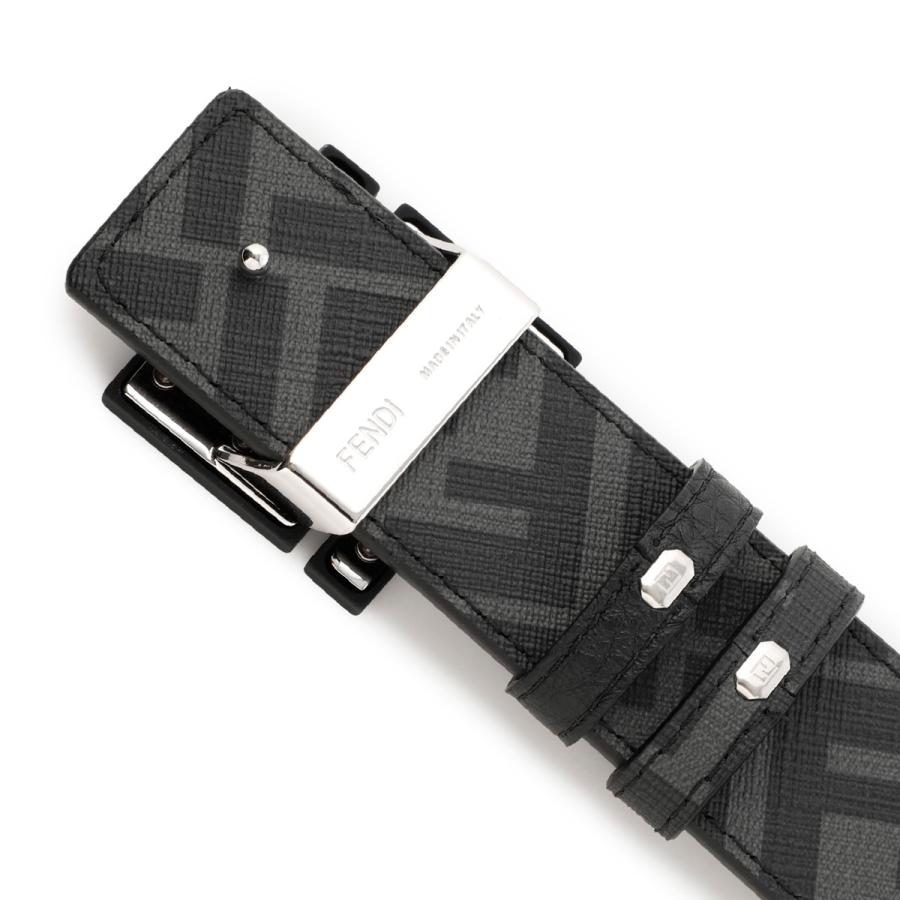 FENDI（フェンディ） リバーシブルベルト ブラック メンズ 7c0432-ah8y
