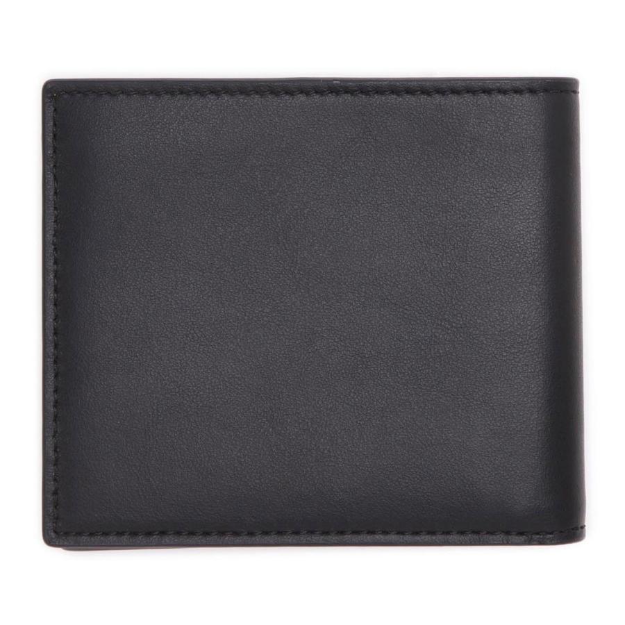 FENDI ブラック 二つ折り財布 FENDI（フェンディ） FENDI 2つ折り財布 ブラック メンズ 7m0169-adm8