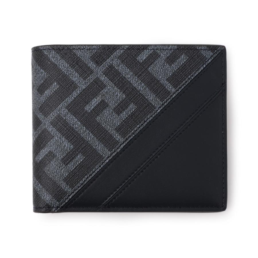 FENDI 財布（新品） FENDI（フェンディ） FENDI 2つ折り財布 FENDI DIAGONAL WALLET ブルー