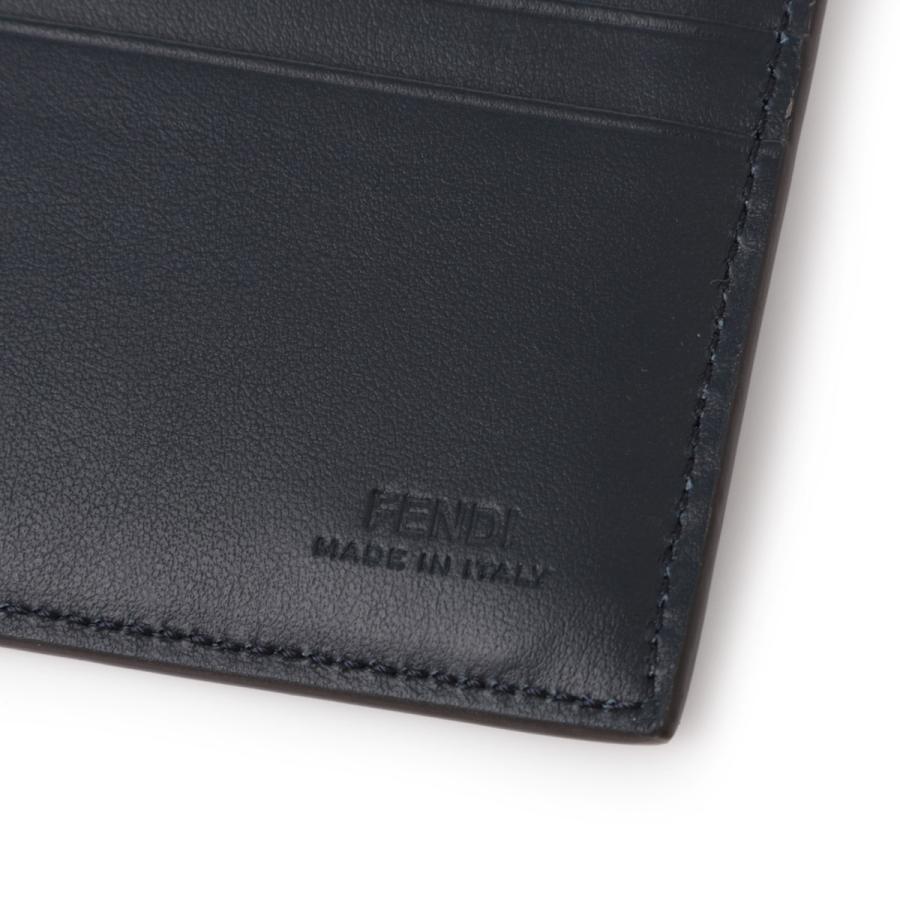 FENDI 財布（新品） FENDI（フェンディ） FENDI 2つ折り財布 FENDI DIAGONAL WALLET ブルー