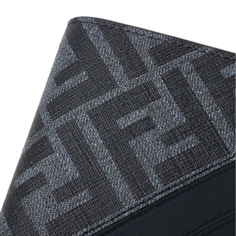 FENDI（フェンディ） FENDI 2つ折り財布 FENDI DIAGONAL WALLET ブルー