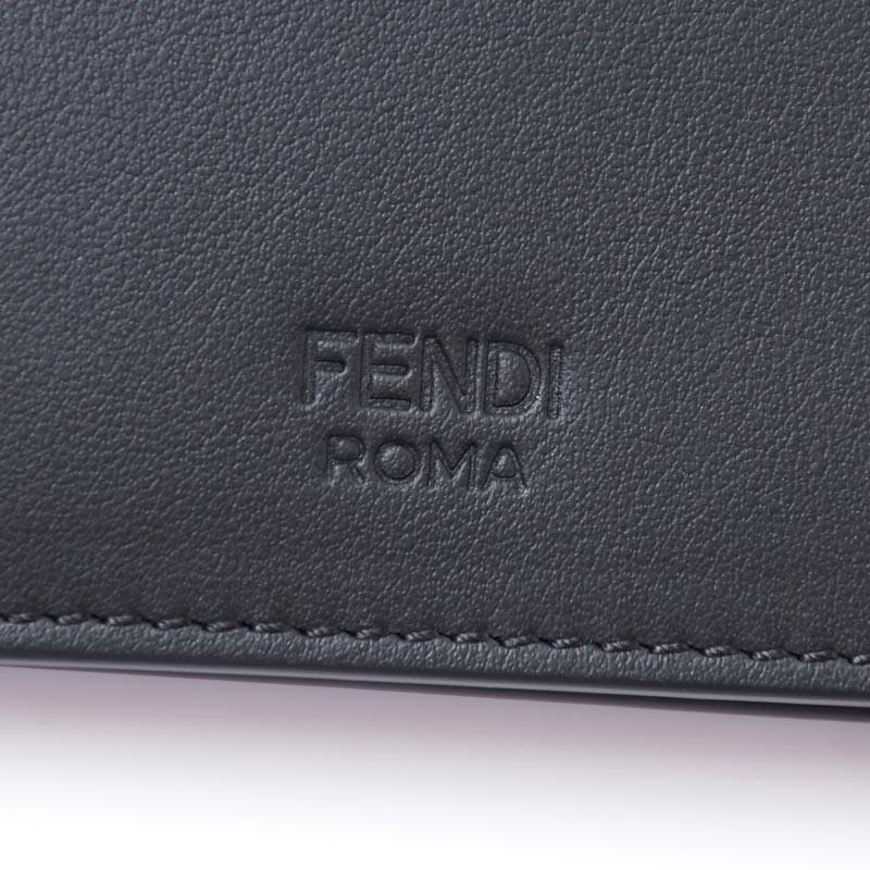FENDI（フェンディ） FENDI 2つ折り財布 BAG BUGS WALLET ブラック