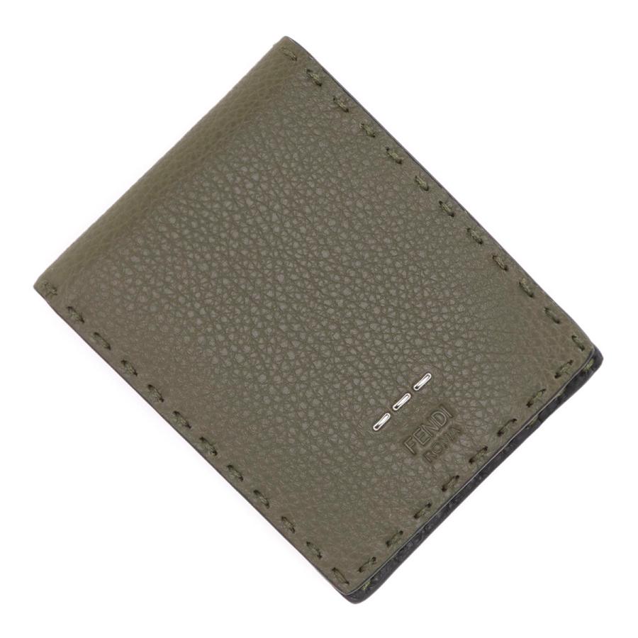 FENDI 二つ折り財布 オリーブグリーン FENDI 二つ折り財布 オリーブ