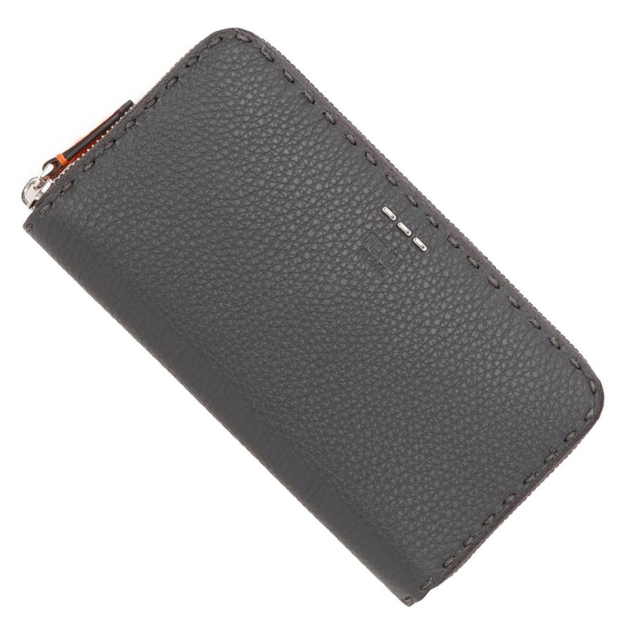 Fendi 長財布 クオイオローマ ペブルドレザー　ラウンドファスナー wonderrex-ec_9268910305016