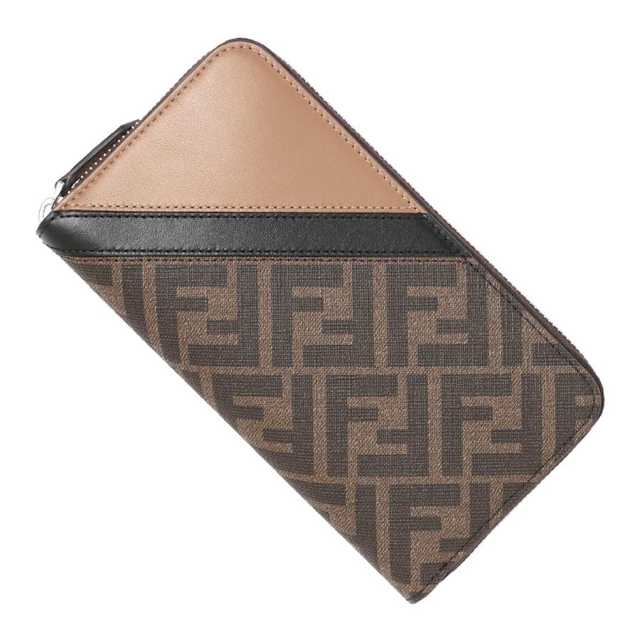 FENDI フェンディ ラウンドファスナー長財布 小銭入れ付き