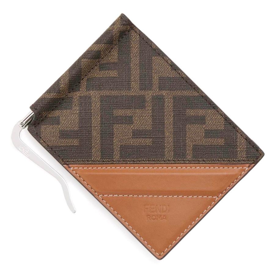 FENDI（フェンディ） マネークリップ ブラウン メンズ 7m0281-afb4