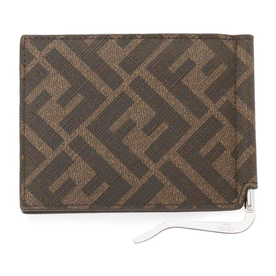 FENDI（フェンディ） マネークリップ ブラウン メンズ 7m0281-afb4
