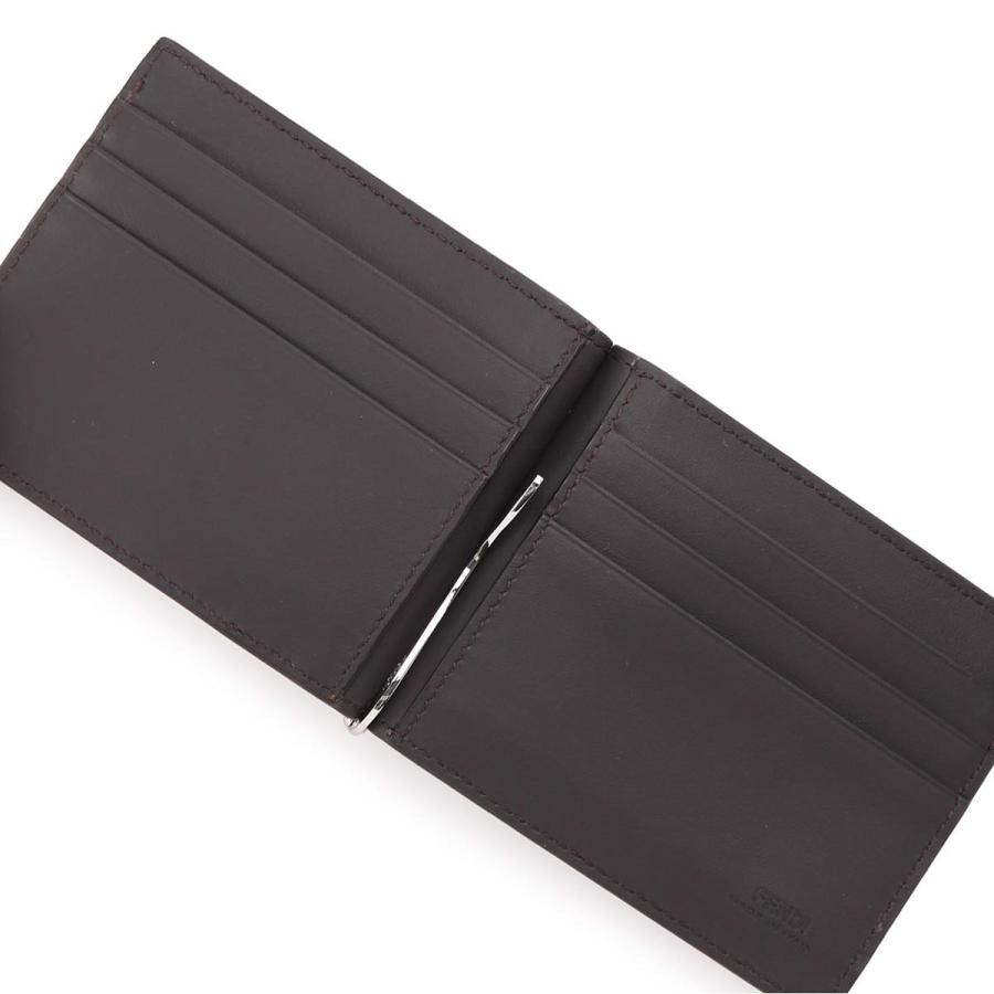 FENDI（フェンディ） マネークリップ ブラウン メンズ 7m0281-afb4