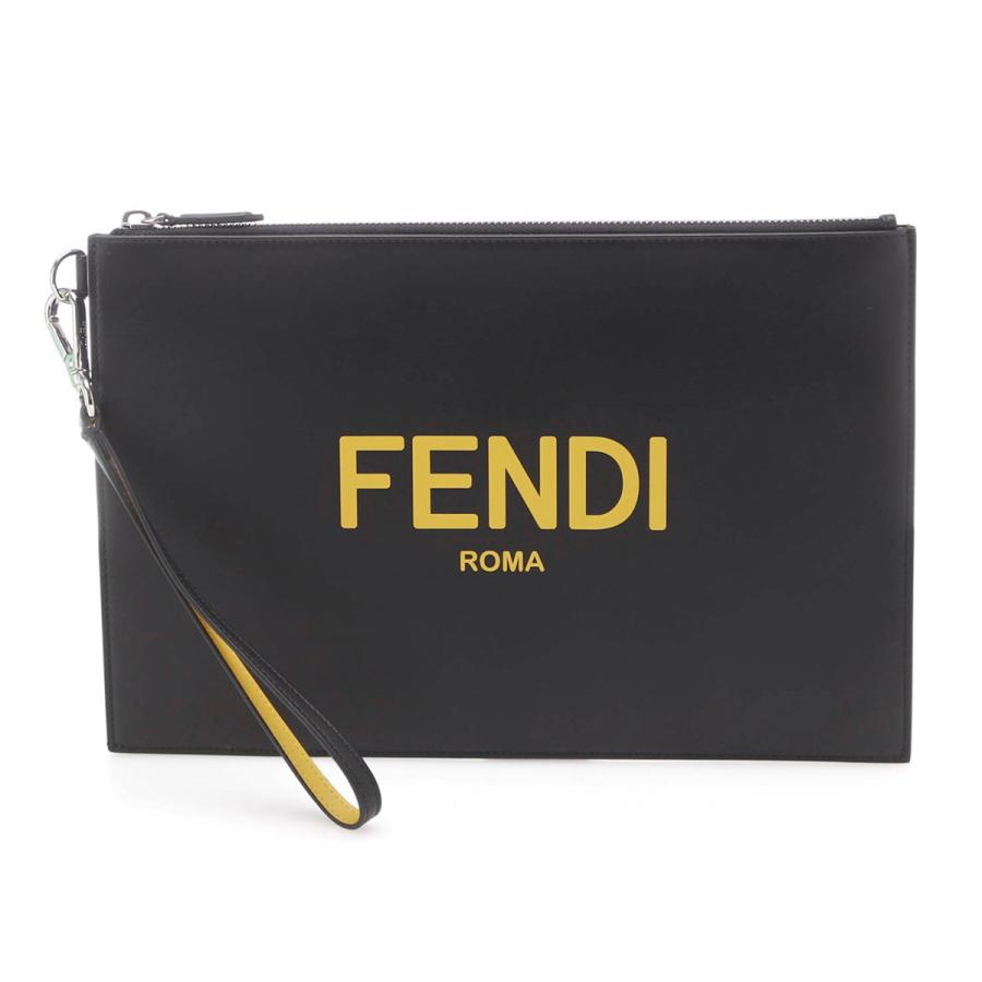 FENDI（フェンディ） クラッチバッグ ブラック メンズ 7n0110-adm8