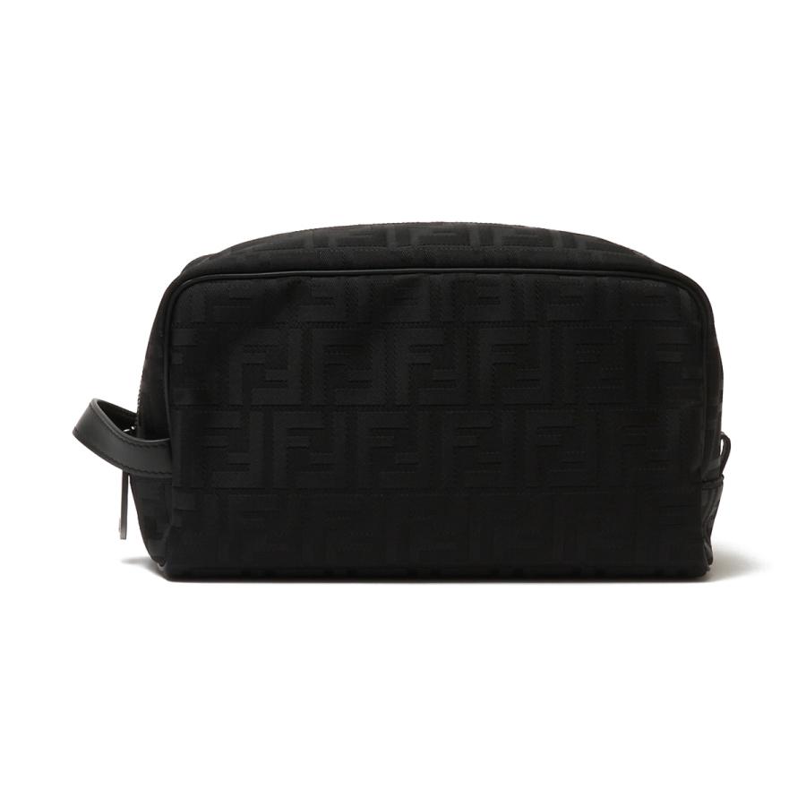 フェンディ FENDI セカンドバッグ FF TOILETRY CASE MEDIUM ポーチ ブラック メンズ 7n0141-avc6-f1usqの画像
