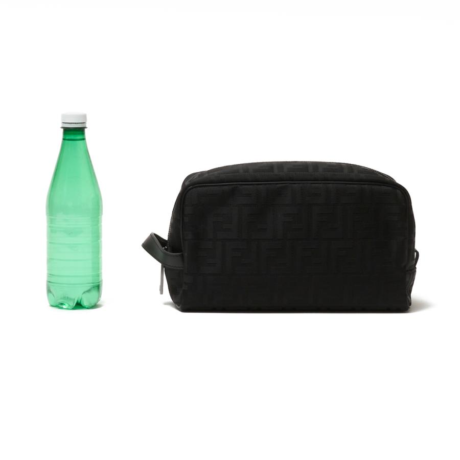 フェンディ FENDI セカンドバッグ FF TOILETRY CASE MEDIUM ポーチ ブラック メンズ 7n0141-avc6-f1usqの画像