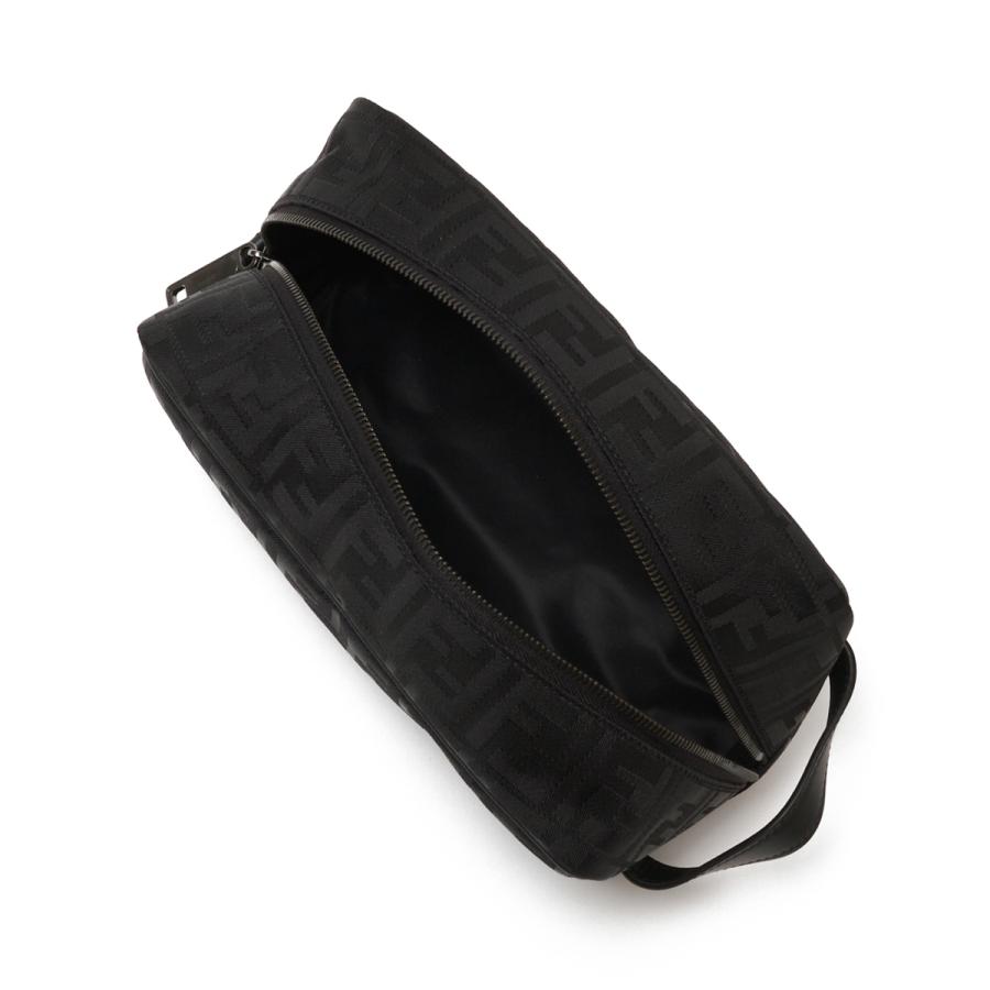 フェンディ FENDI セカンドバッグ FF TOILETRY CASE MEDIUM ポーチ ブラック メンズ 7n0141-avc6-f1usqの画像