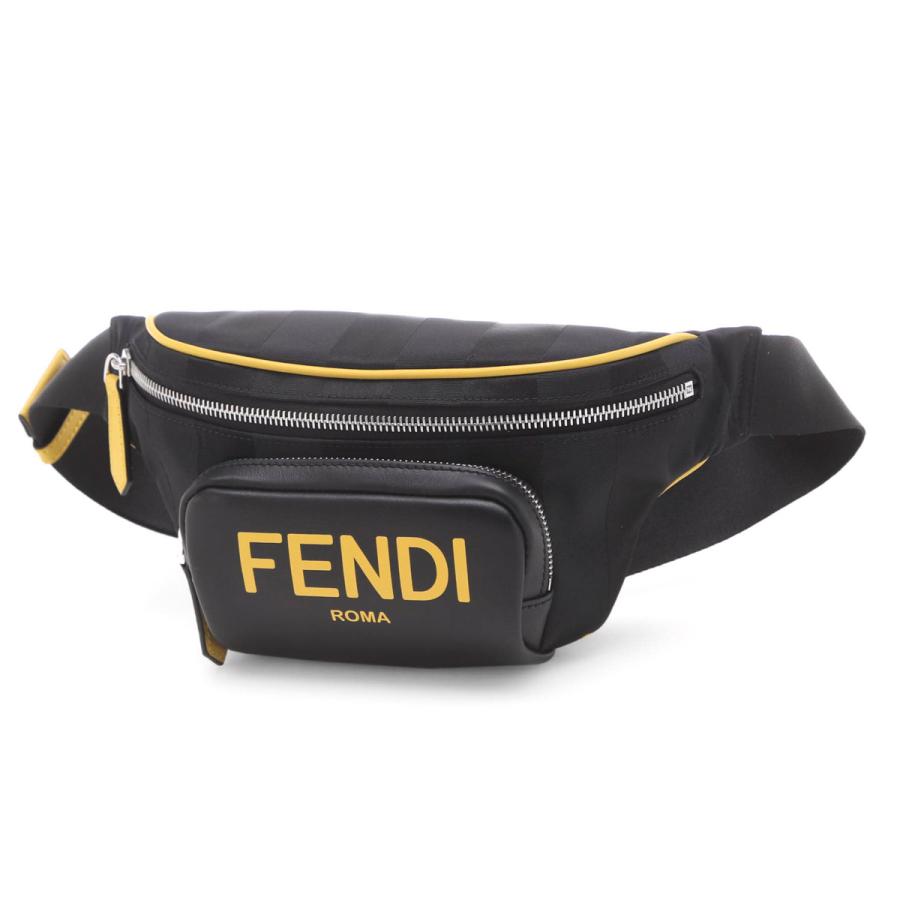 FENDI（フェンディ） ボディバッグ ベルトバッグ ブラック メンズ