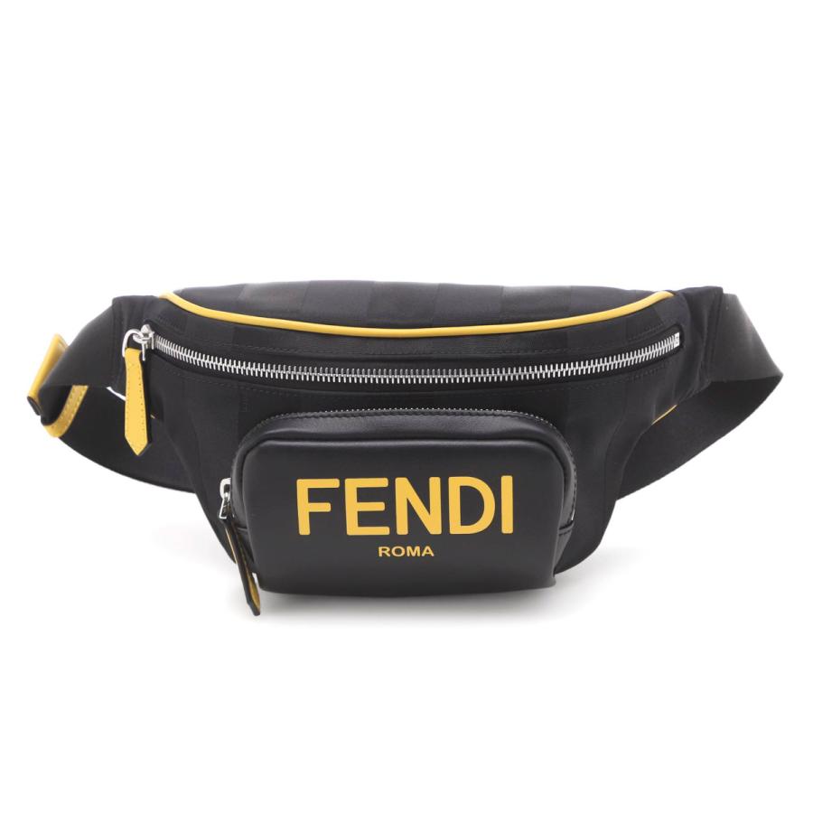 FENDI（フェンディ） ボディバッグ ベルトバッグ ブラック メンズ