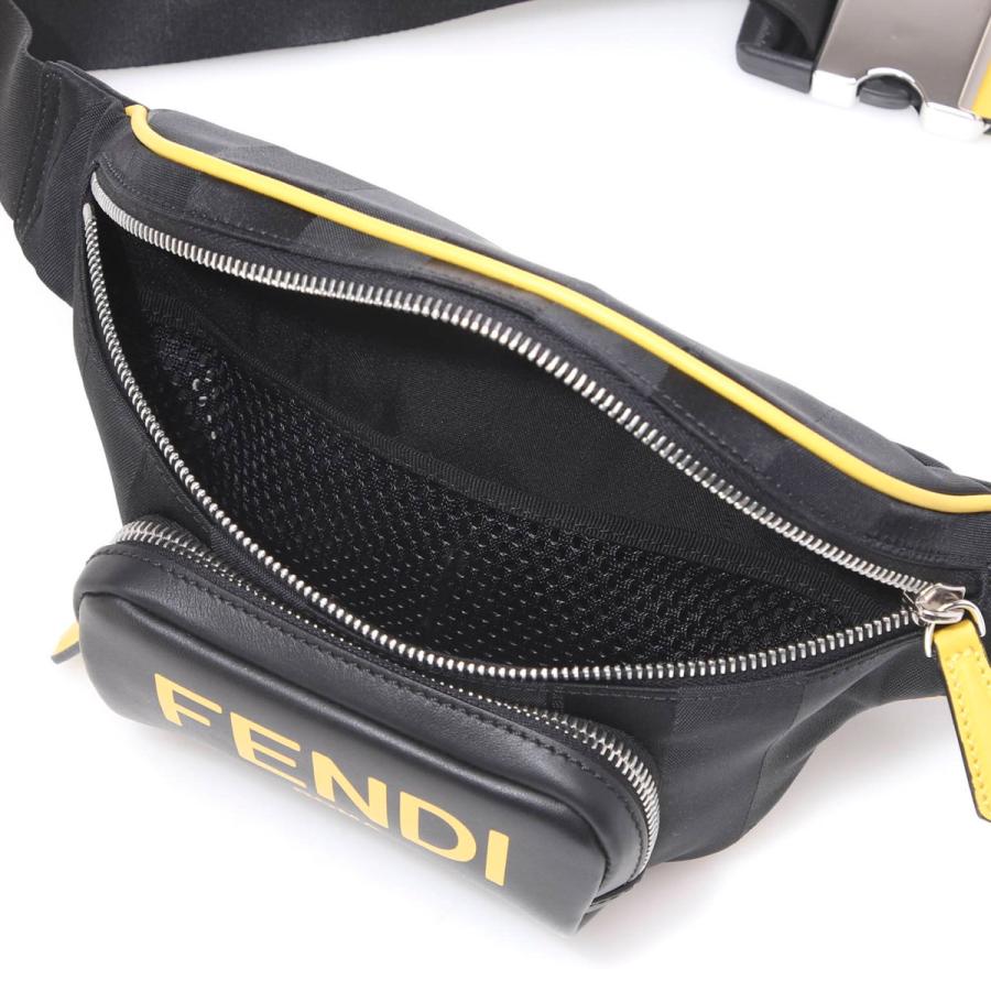 FENDI（フェンディ） ボディバッグ ベルトバッグ ブラック メンズ