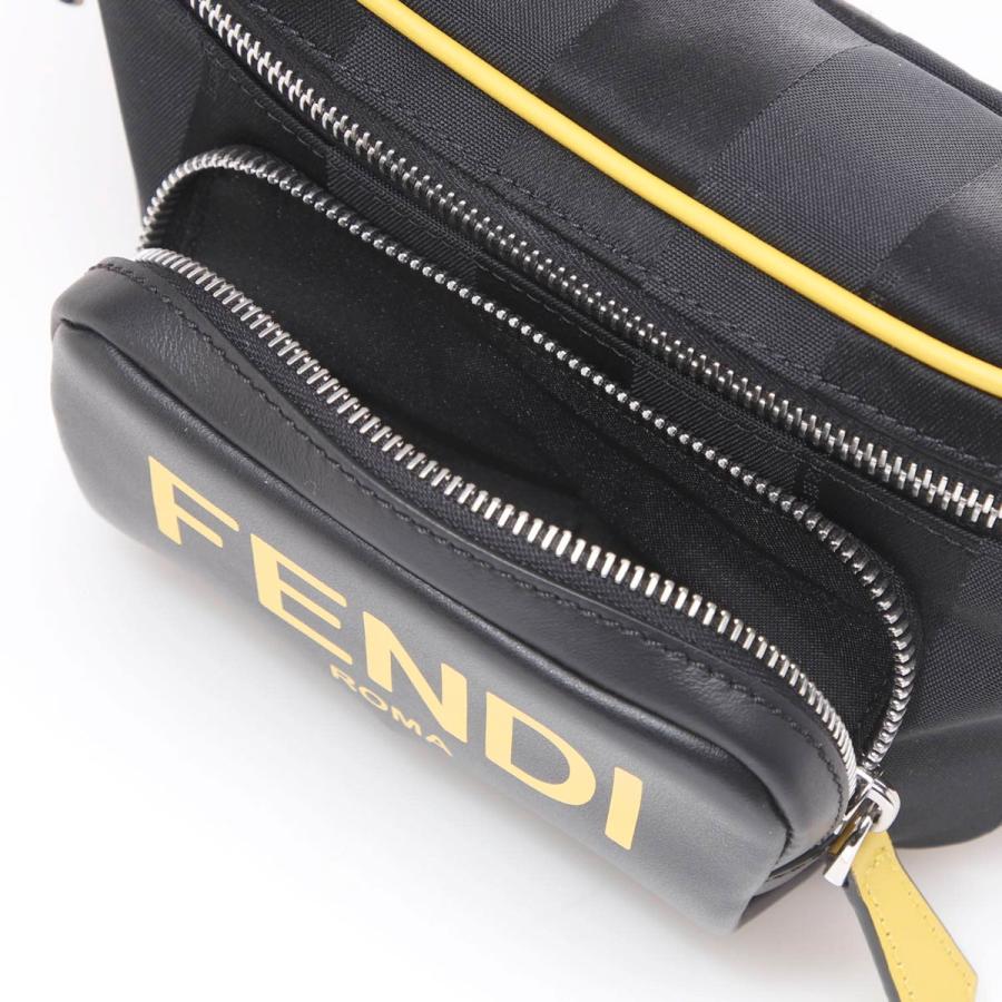 FENDI（フェンディ） ボディバッグ ベルトバッグ ブラック メンズ