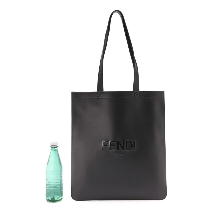 FENDI ミニトートバッグ 黒 FENDI フェンディ】FFロゴ ズッキーノ ミニトートバッグ （黒