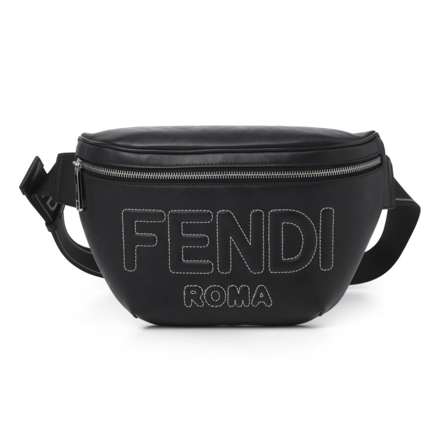 FENDI（フェンディ） ボディバッグ ベルトバッグ ブラック メンズ