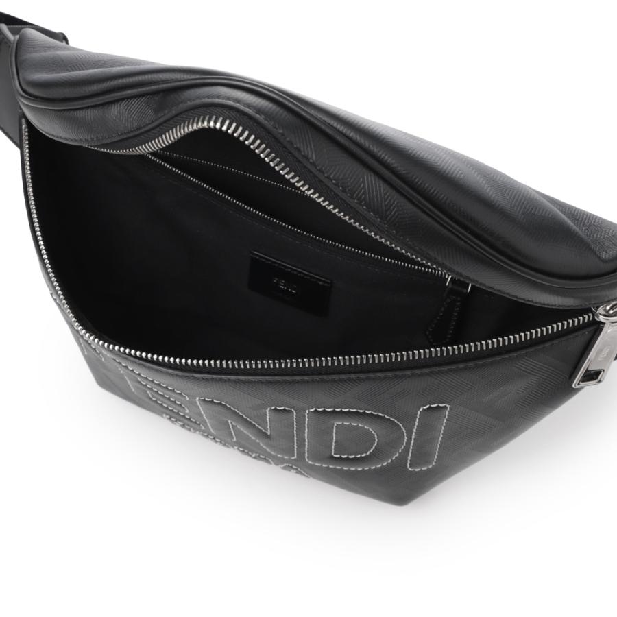 FENDI（フェンディ） ボディバッグ ベルトバッグ ブラック メンズ