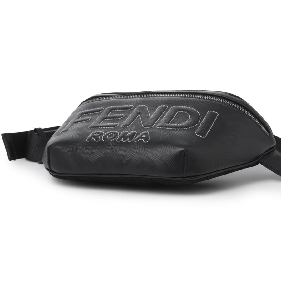 FENDI（フェンディ） ボディバッグ ベルトバッグ ブラック メンズ