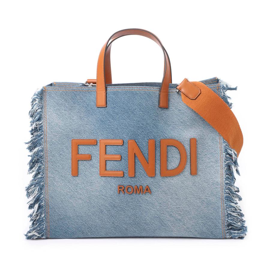 FENDI（フェンディ） トートバッグ 2WAY ブルー メンズ 7va591-amaj