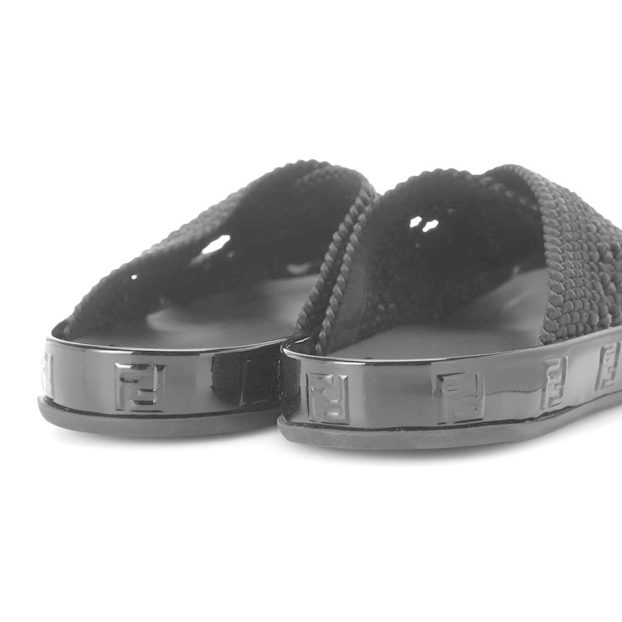 フェンディ FENDI スライドサンダル REFLECTION SLIDE ブラック メンズ