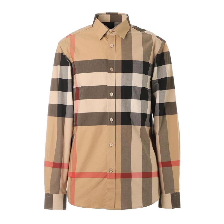 バーバリー BURBERRY 長袖 シャツ CHECK STRETCH COTTON POPLIN SHIRT バーバリー BURBERRY 長袖 シャツ CHECK STRETCH COTTON POPLIN SHIRT