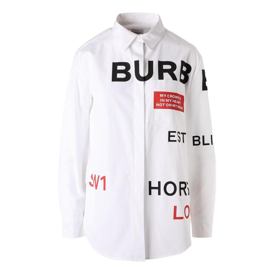 バーバリー Burberry 長袖シャツ ホワイト レディース White White モダンブルーyahoo 店 通販 Yahoo ショッピング