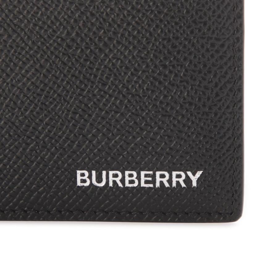 バーバリー BURBERRY 2つ折り財布 HIPFOLD ブラック メンズ 8017468 