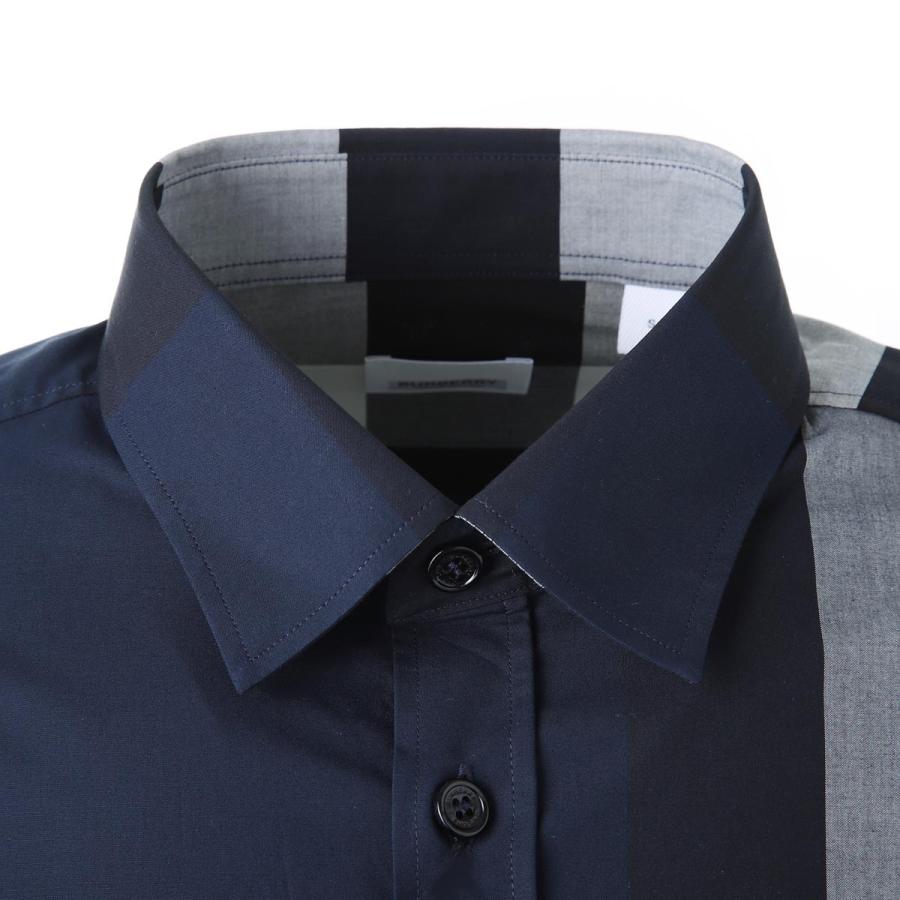 BURBERRY（バーバリー） 長袖 シャツ SOMERTON ブルー メンズ 8018111