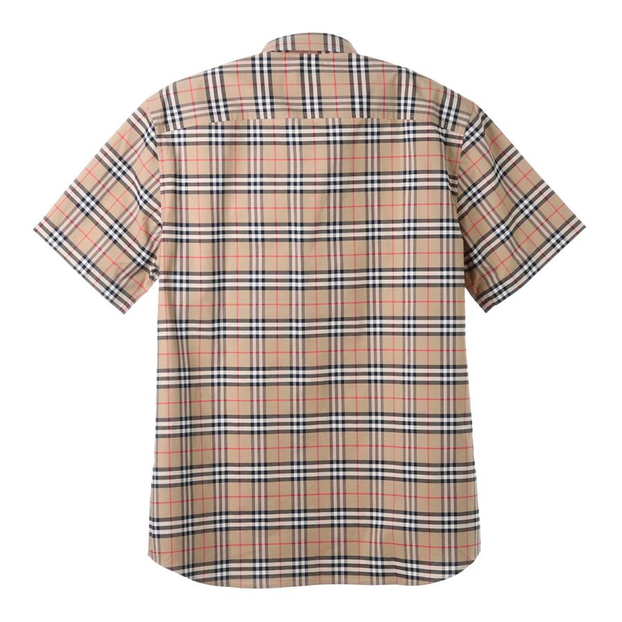 BURBERRY バーバリー 半袖シャツ SHORTSLEEVE SMALLSCALECHECK STRETCH 