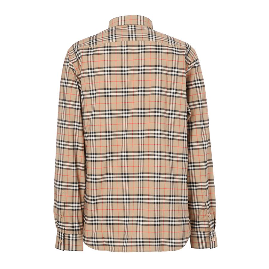 BURBERRY（バーバリー） 長袖レギュラーカラーシャツ ベージュ メンズ
