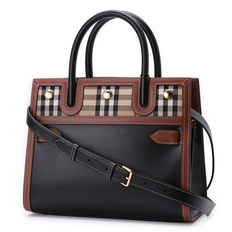BURBERRY（バーバリー） ハンドバッグ 2WAY BABY TITLE ブラック