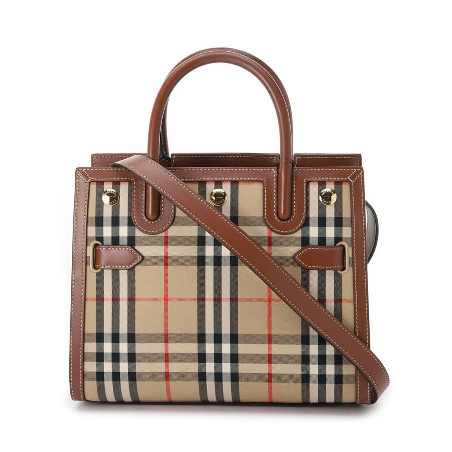 バーバリー BURBERRY ハンドバッグ 2WAY TITLE MINI トートバッグ