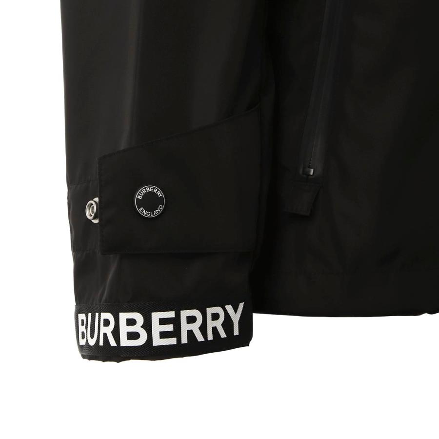 【2021正規激安】 【関税送料込】BURBERRY▼ブルゾン ブルゾン バーバリー BURBERRY フーテッドブルゾン 大きいサイズあり ブラック