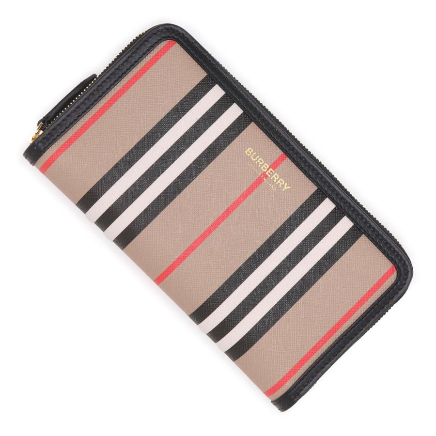 BURBERRY（バーバリー） ラウンドファスナー長財布 小銭入れ付き ICON 