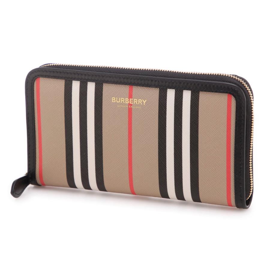 BURBERRY（バーバリー） ラウンドファスナー長財布 小銭入れ付き ICON 
