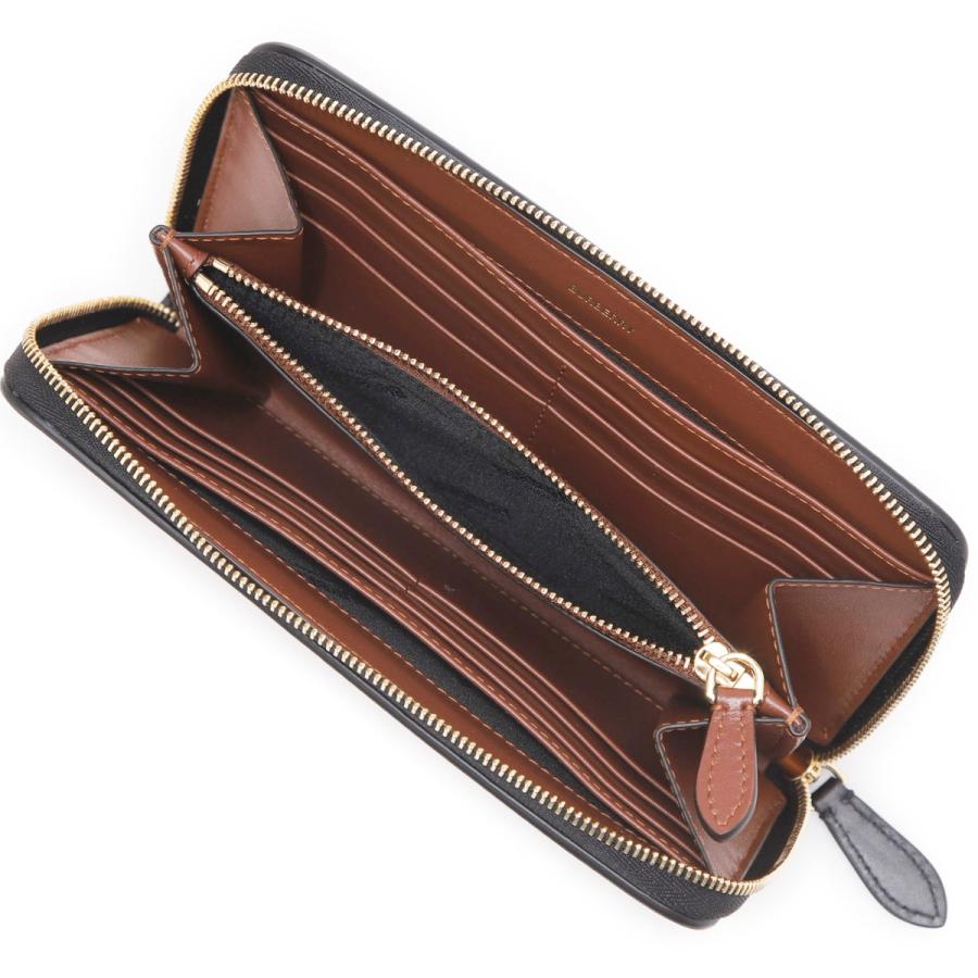 BURBERRY（バーバリー） ラウンドファスナー長財布 小銭入れ付き ICON 