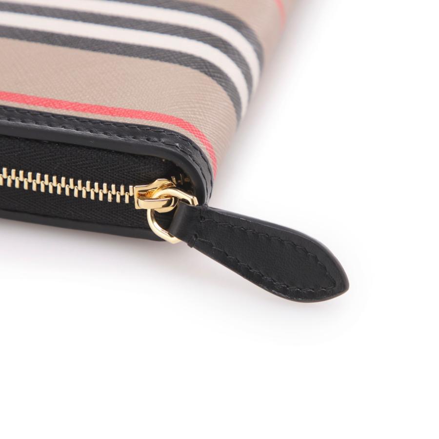 BURBERRY（バーバリー） ラウンドファスナー長財布 小銭入れ付き ICON 