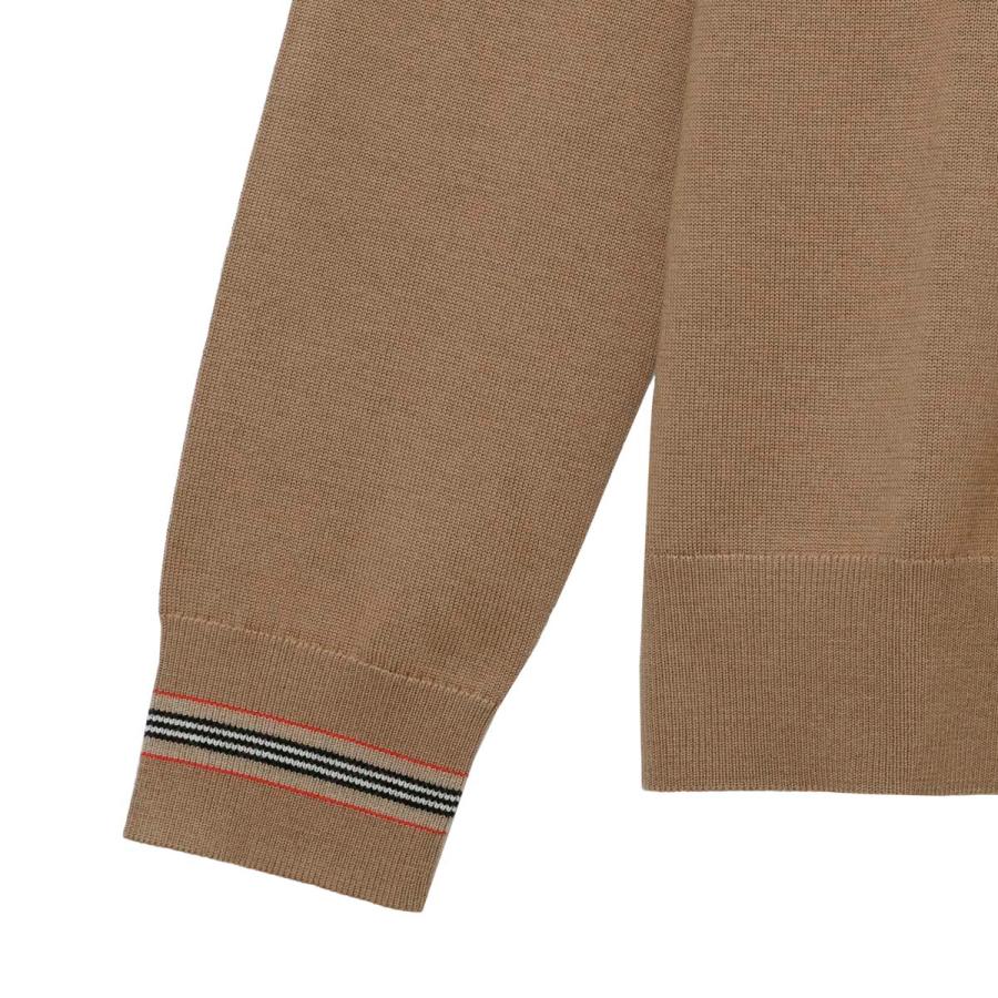 BURBERRY バーバリー クルーネックニット ICON STRIPE TRIM WOOL 