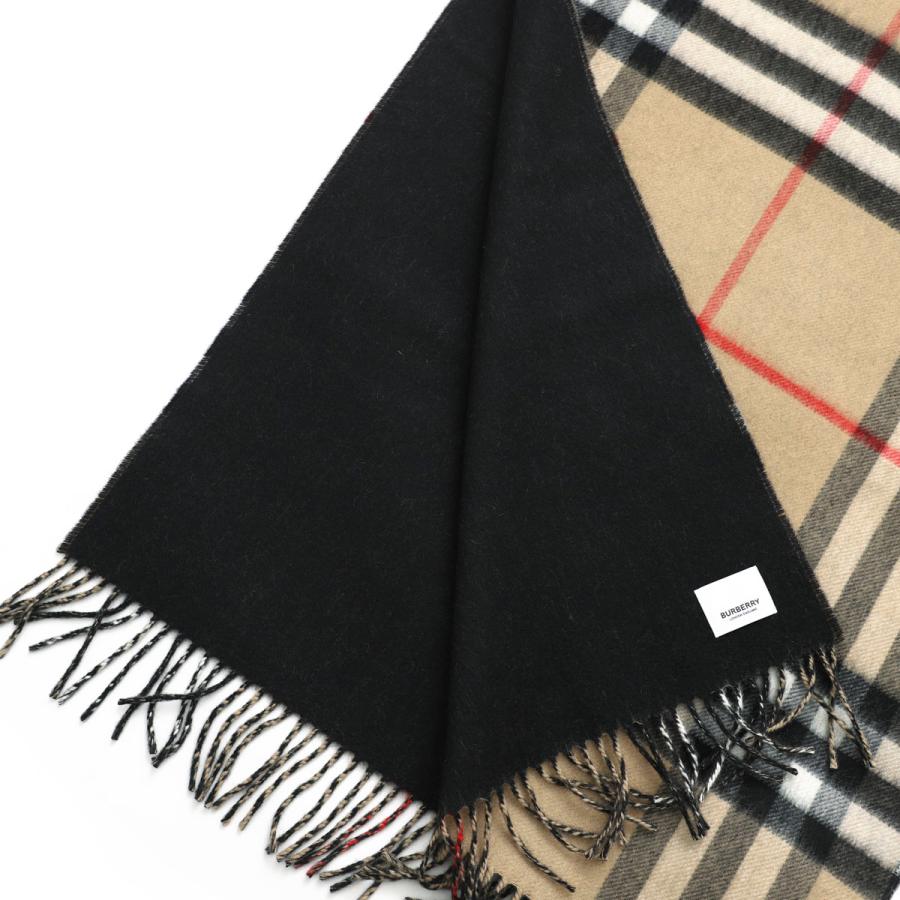 BURBERRY（バーバリー） マフラー GIANT CHECK SOLID LONG CASHMERE