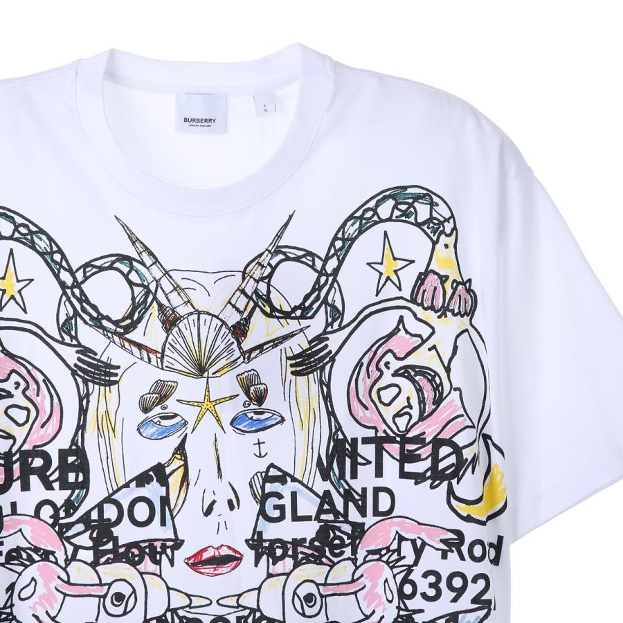 BURBERRY（バーバリー） クルーネック Tシャツ MONTAGE PRINT COTTON