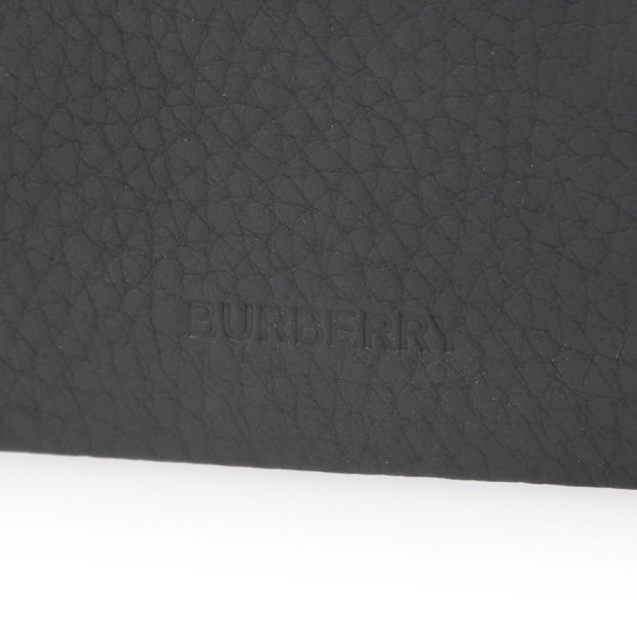 公式サイト通販 BURBERRY 新品未使用 ランヤード カードケース グレイニーレザー コインケース/小銭入れ