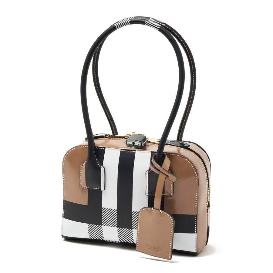 BURBERRY（バーバリー） ハンドバッグ HALF CUBE BAG ブラウン