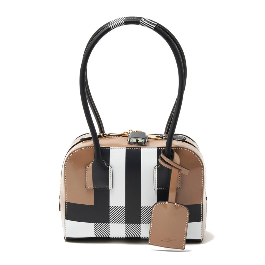 BURBERRY（バーバリー） ハンドバッグ HALF CUBE BAG ブラウン